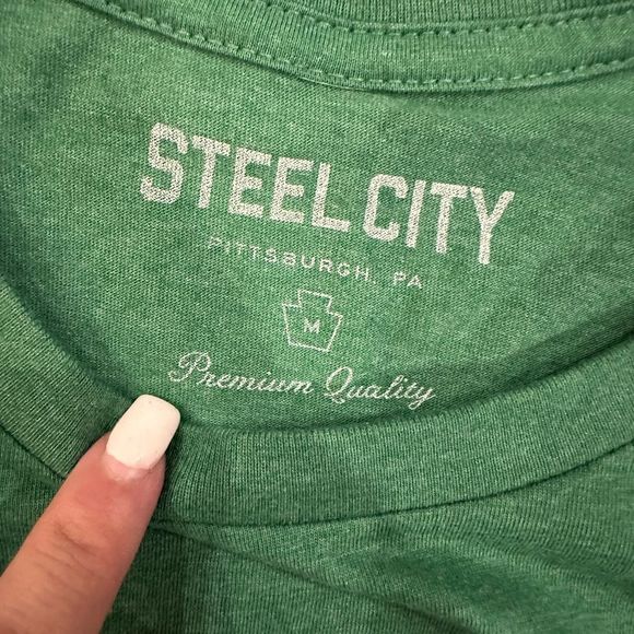$$ Steel city size medium t shirt - Picture 2 of 3